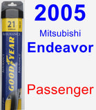 Passenger Wiper Blade for 2005 Mitsubishi Endeavor - Assurance