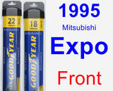 Front Wiper Blade Pack for 1995 Mitsubishi Expo - Assurance