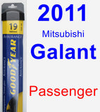 Passenger Wiper Blade for 2011 Mitsubishi Galant - Assurance