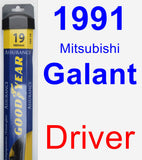 Driver Wiper Blade for 1991 Mitsubishi Galant - Assurance