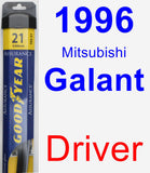 Driver Wiper Blade for 1996 Mitsubishi Galant - Assurance