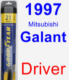 Driver Wiper Blade for 1997 Mitsubishi Galant - Assurance