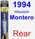 Rear Wiper Blade for 1994 Mitsubishi Montero - Assurance