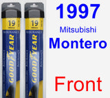 Front Wiper Blade Pack for 1997 Mitsubishi Montero - Assurance