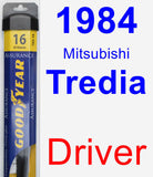 Driver Wiper Blade for 1984 Mitsubishi Tredia - Assurance