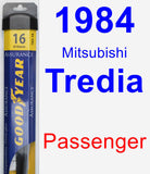 Passenger Wiper Blade for 1984 Mitsubishi Tredia - Assurance