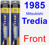 Front Wiper Blade Pack for 1985 Mitsubishi Tredia - Assurance