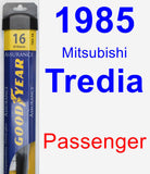 Passenger Wiper Blade for 1985 Mitsubishi Tredia - Assurance