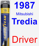 Driver Wiper Blade for 1987 Mitsubishi Tredia - Assurance