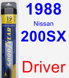 Driver Wiper Blade for 1988 Nissan 200SX - Assurance