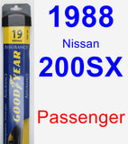 Passenger Wiper Blade for 1988 Nissan 200SX - Assurance