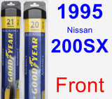 Front Wiper Blade Pack for 1995 Nissan 200SX - Assurance