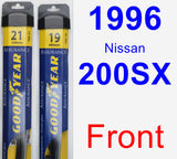 Front Wiper Blade Pack for 1996 Nissan 200SX - Assurance