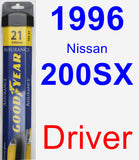 Driver Wiper Blade for 1996 Nissan 200SX - Assurance