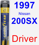 Driver Wiper Blade for 1997 Nissan 200SX - Assurance