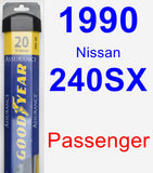 Passenger Wiper Blade for 1990 Nissan 240SX - Assurance