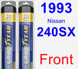 Front Wiper Blade Pack for 1993 Nissan 240SX - Assurance