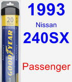 Passenger Wiper Blade for 1993 Nissan 240SX - Assurance