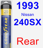 Rear Wiper Blade for 1993 Nissan 240SX - Assurance