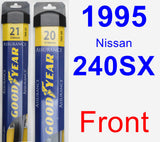 Front Wiper Blade Pack for 1995 Nissan 240SX - Assurance