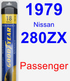 Passenger Wiper Blade for 1979 Nissan 280ZX - Assurance