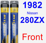 Front Wiper Blade Pack for 1982 Nissan 280ZX - Assurance