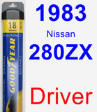 Driver Wiper Blade for 1983 Nissan 280ZX - Assurance