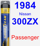 Passenger Wiper Blade for 1984 Nissan 300ZX - Assurance