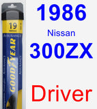 Driver Wiper Blade for 1986 Nissan 300ZX - Assurance