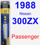 Passenger Wiper Blade for 1988 Nissan 300ZX - Assurance