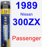 Passenger Wiper Blade for 1989 Nissan 300ZX - Assurance