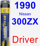 Driver Wiper Blade for 1990 Nissan 300ZX - Assurance