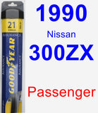 Passenger Wiper Blade for 1990 Nissan 300ZX - Assurance