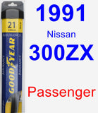 Passenger Wiper Blade for 1991 Nissan 300ZX - Assurance