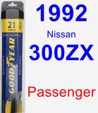 Passenger Wiper Blade for 1992 Nissan 300ZX - Assurance