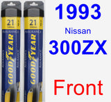 Front Wiper Blade Pack for 1993 Nissan 300ZX - Assurance