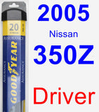 Driver Wiper Blade for 2005 Nissan 350Z - Assurance