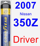 Driver Wiper Blade for 2007 Nissan 350Z - Assurance