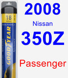 Passenger Wiper Blade for 2008 Nissan 350Z - Assurance