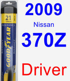 Driver Wiper Blade for 2009 Nissan 370Z - Assurance