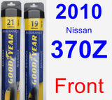 Front Wiper Blade Pack for 2010 Nissan 370Z - Assurance