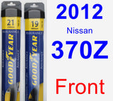 Front Wiper Blade Pack for 2012 Nissan 370Z - Assurance