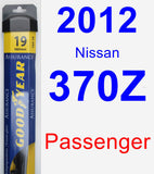 Passenger Wiper Blade for 2012 Nissan 370Z - Assurance