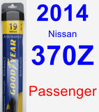 Passenger Wiper Blade for 2014 Nissan 370Z - Assurance