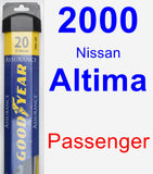 Passenger Wiper Blade for 2000 Nissan Altima - Assurance