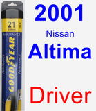 Driver Wiper Blade for 2001 Nissan Altima - Assurance