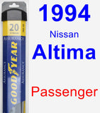 Passenger Wiper Blade for 1994 Nissan Altima - Assurance