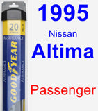 Passenger Wiper Blade for 1995 Nissan Altima - Assurance