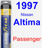 Passenger Wiper Blade for 1997 Nissan Altima - Assurance