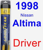 Driver Wiper Blade for 1998 Nissan Altima - Assurance